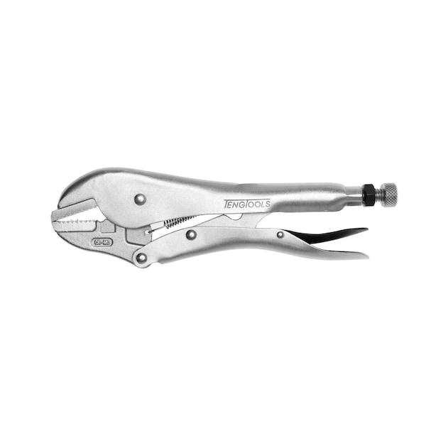 12" Plated, Serrated & Flat Power Grip Locking Pliers - 401-12F